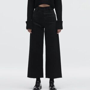 zara marine jeans in black